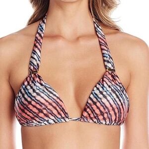 ViX Paula Hermanny Zebra Print Bikini Top